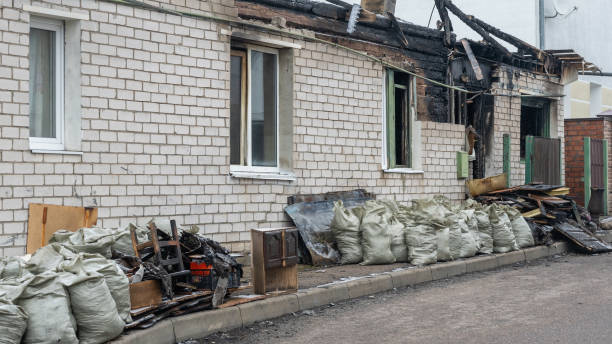 Professional Fire Damage Removal technician working in Plymouth Meeting, PA